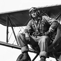 Buy canvas prints of War Pilot by Picture Wizard