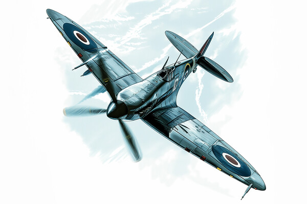 Spitfire Art Picture Board by Picture Wizard