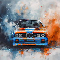 Buy canvas prints of BMW Car art by Picture Wizard