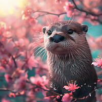 Buy canvas prints of Otter Blossoms by Picture Wizard