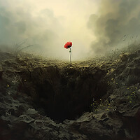 Buy canvas prints of Single Poppy by Picture Wizard
