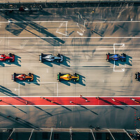 Buy canvas prints of Formula One Racing by Picture Wizard
