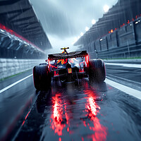 Buy canvas prints of F1 Race Car by Picture Wizard