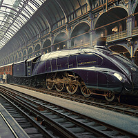Buy canvas prints of Steam Train by Picture Wizard