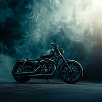 Buy canvas prints of Harley Davidson by Picture Wizard