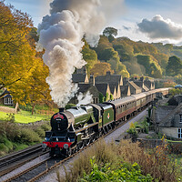 Buy canvas prints of North Yorkshire Express by Picture Wizard