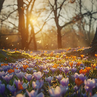 Buy canvas prints of Spring Crocus by Picture Wizard