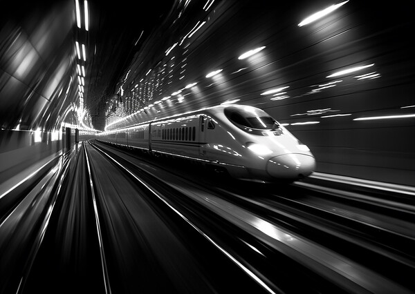 Japanese Bullet Train Picture Board by Picture Wizard