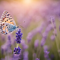 Buy canvas prints of Pretty Butterfly by Picture Wizard