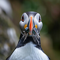 Buy canvas prints of Puffin Lunch by Picture Wizard