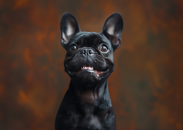 Laughing Frenchie Picture Board by Picture Wizard