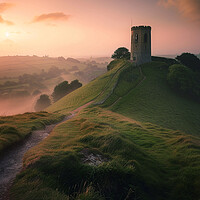 Buy canvas prints of Glastonbury Tor by Picture Wizard