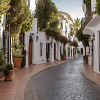 Buy canvas prints of The Streets of Marbella by Picture Wizard