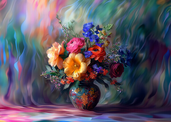 Pretty Bouquet Picture Board by Picture Wizard