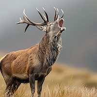 Buy canvas prints of A Majestic Deer by Picture Wizard