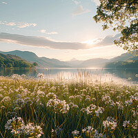 Buy canvas prints of Ullswater Meadow by Picture Wizard