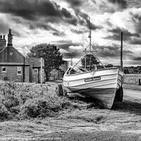Buy canvas prints of A wild sky over Boulmer Northumberland by Lee Kershaw