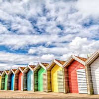 Buy canvas prints of Blyth beach huts by Lee Kershaw