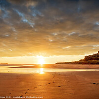 Buy canvas prints of Bamburgh golden sands by Lee Kershaw