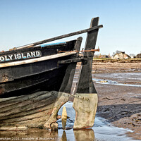 Buy canvas prints of Holy Island boat by Lee Kershaw