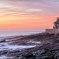 Buy canvas prints of Howick bathing house early morning by Lee Kershaw