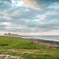 Buy canvas prints of Evening walk to Dunstanburgh castle by Lee Kershaw