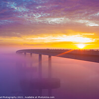 Buy canvas prints of Into the mist by A N Aerial Photography