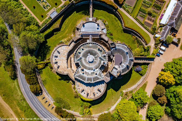 Walmer Castle Picture Board by A N Aerial Photography