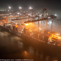 Buy canvas prints of Super container by A N Aerial Photography