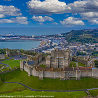 Buy canvas prints of Dover Castle by A N Aerial Photography