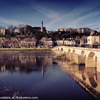 Buy canvas prints of Chinon on the River Vienne by Chris Rose