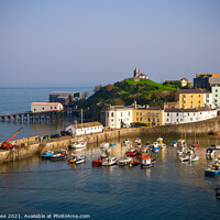 Buy canvas prints of Tenby Harbour view by Chris Rose