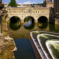 Buy canvas prints of Pulteney Bridge, Bath by Chris Rose