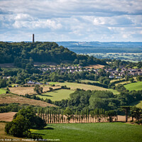 Buy canvas prints of Stinchcombe Hill view by Chris Rose