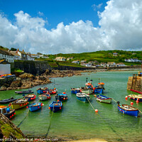 Buy canvas prints of Coverack harbour on the Lizard Peninsula, Cornwall by Chris Rose