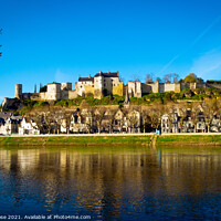 Buy canvas prints of Chinon on the River Vienne by Chris Rose