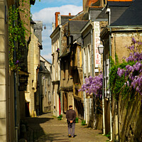 Buy canvas prints of Angers street by Chris Rose