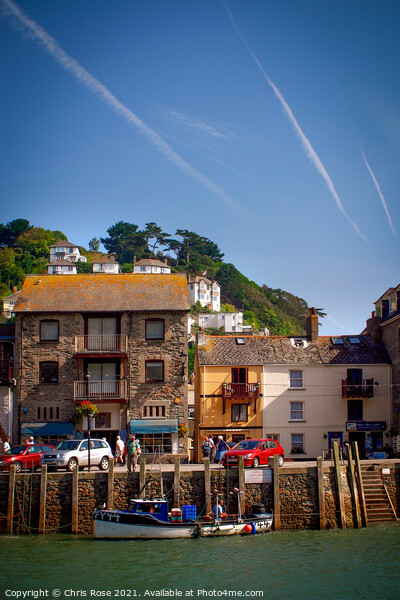 Looe Harbour summer sunshine Picture Board by Chris Rose