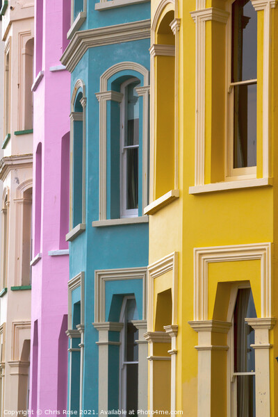 Tenby, Colourful buildings Picture Board by Chris Rose
