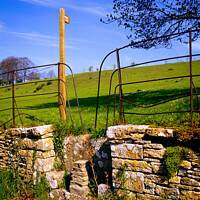 Buy canvas prints of Cotswold stone stile by Chris Rose