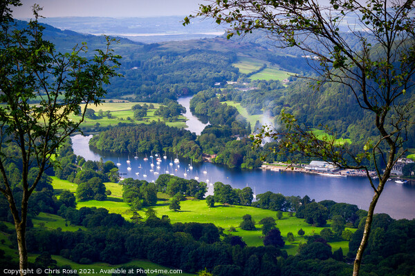 Lake Windermere Picture Board by Chris Rose