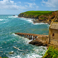 Buy canvas prints of The old lifeboat station at Lizard Point by Chris Rose