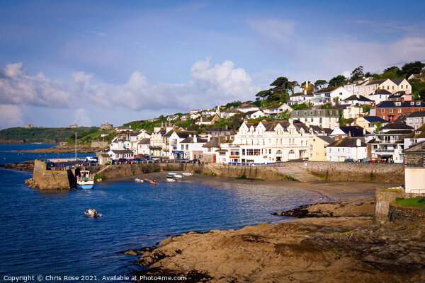 St Mawes harbour Picture Board by Chris Rose