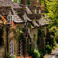 Buy canvas prints of Winchcombe, Cotswold cottages by Chris Rose