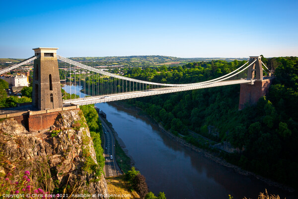 Clifton Suspension Bridge Picture Board by Chris Rose