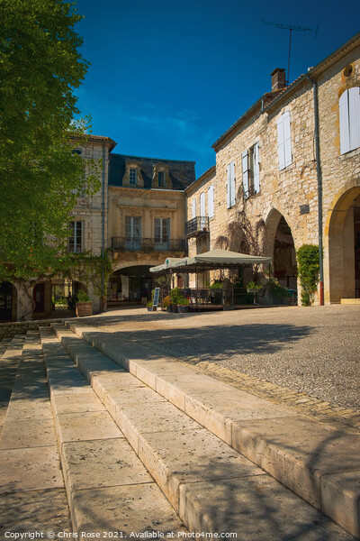Monflanquin, hilltop bastide town Picture Board by Chris Rose