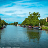 Buy canvas prints of Gloucester & Sharpness Canal at Frampton on Severn by Chris Rose