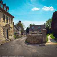 Buy canvas prints of Painswick, Cotswold cottages by Chris Rose
