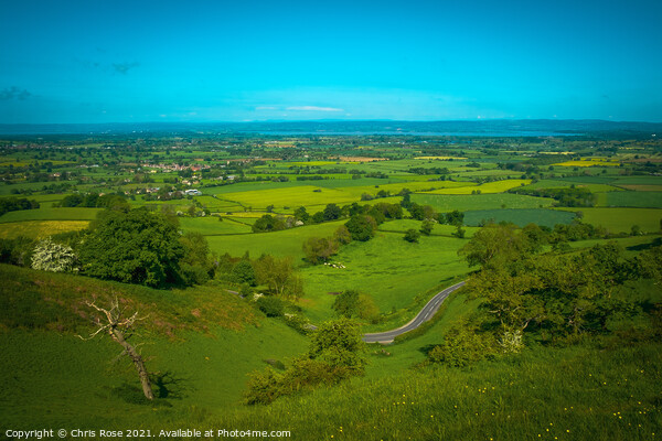 Coaley Peak Picnic Site and Viewpoint Picture Board by Chris Rose