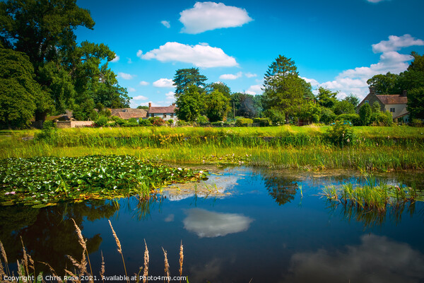 Frampton on Severn, Village green and ponds Picture Board by Chris Rose